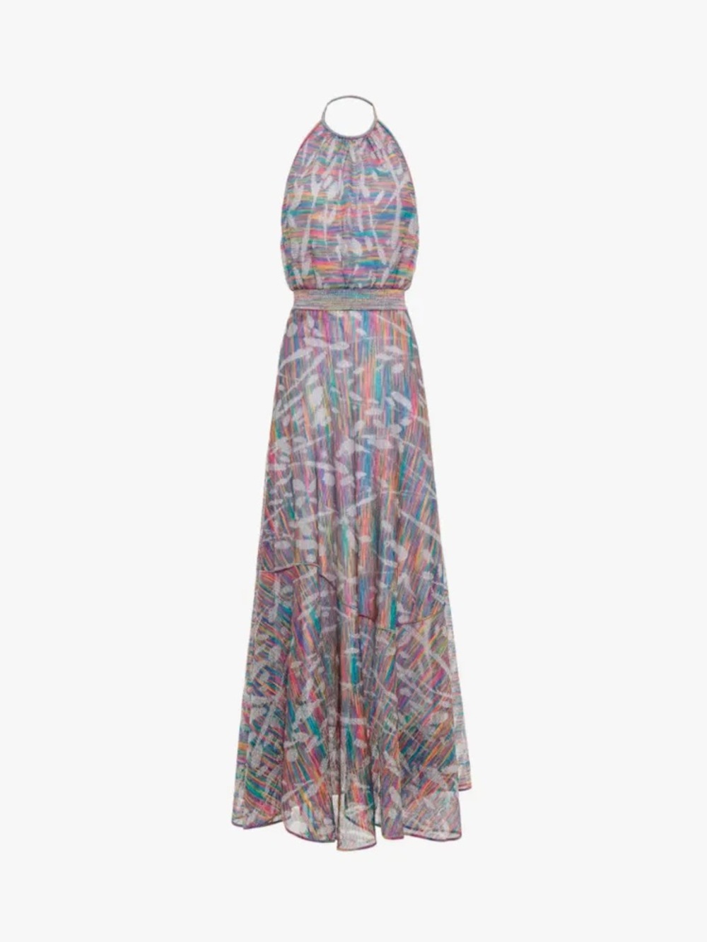 Missoni Multicolor Halter-Top Maxi Dress